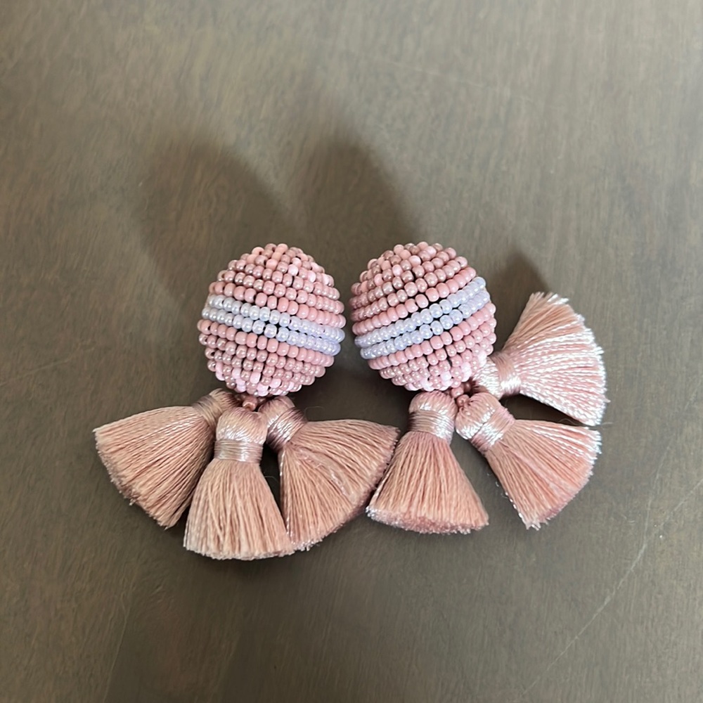 Mignonne Gavigan beaded tassel earrings